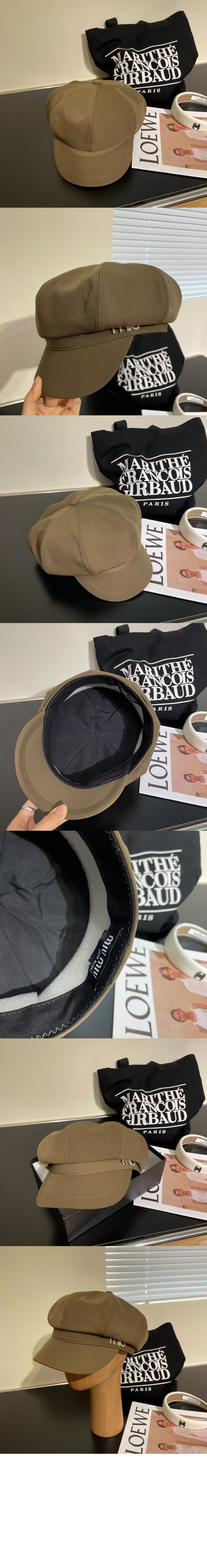 미우미우 팔각 모자 5HC731