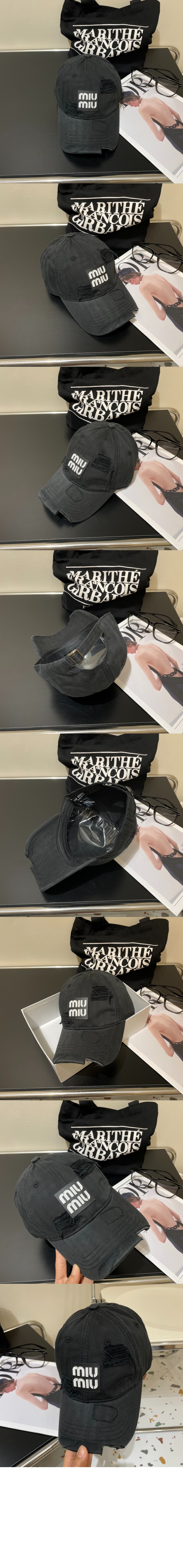 미우미우 베이스볼 캡 5HC661