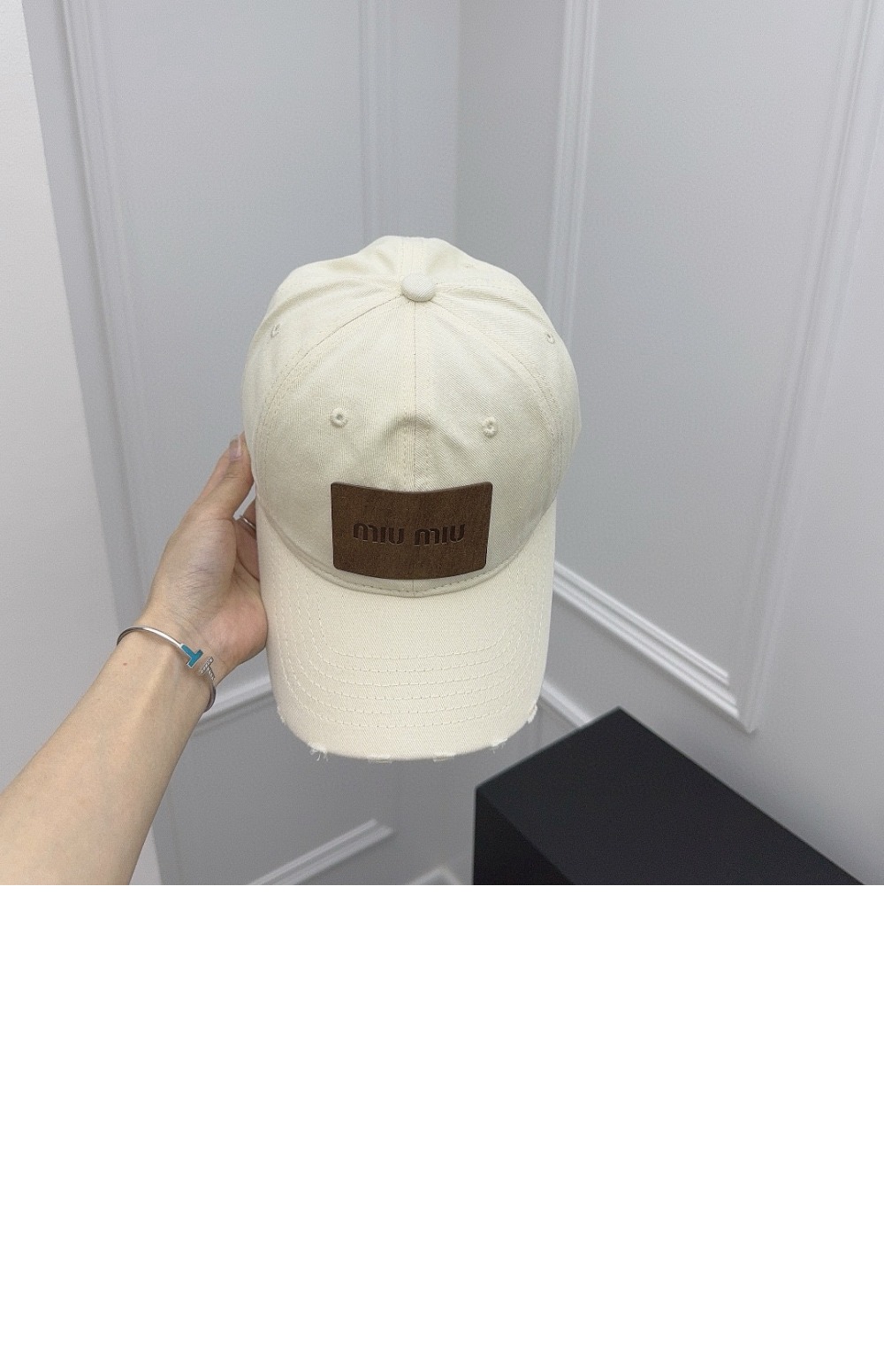 미우미우 베이스볼 캡 5HC231