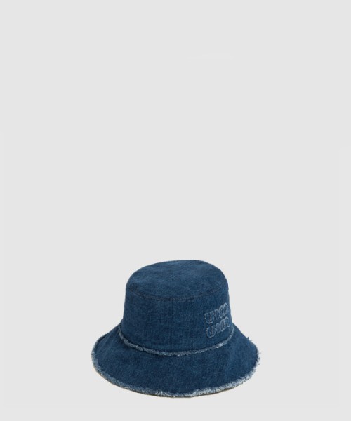 미우미우 데님 버킷햇 5HC196