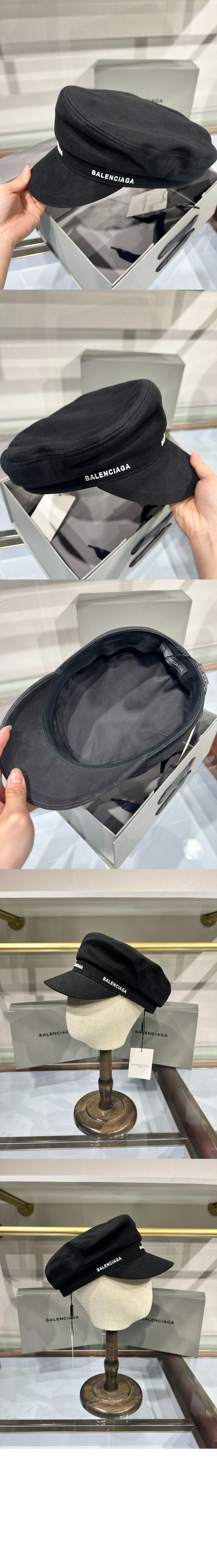 발렌시아가 팔각 모자 819317