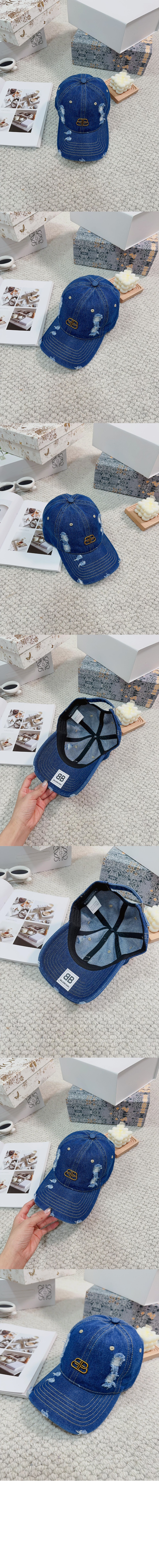 발렌시아가 데님 베이스볼 캡 569835