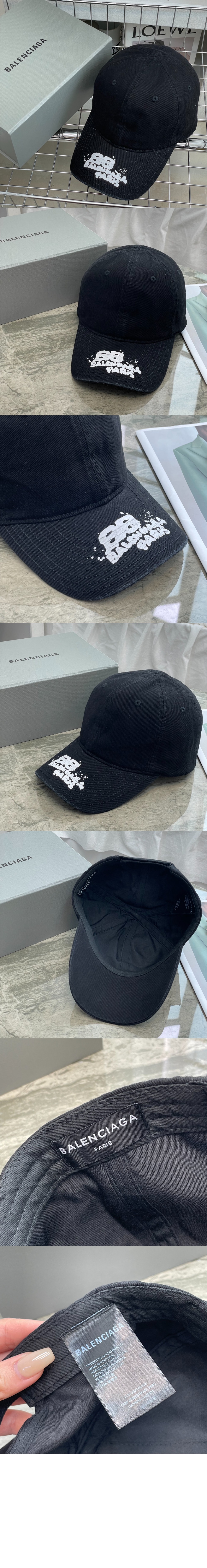 발렌시아가 라벨 베이스볼 캡 723771