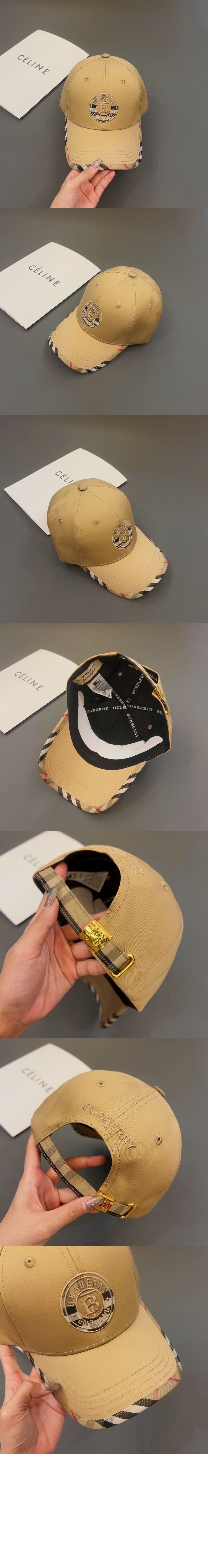 버버리 베이스볼 캡 8065471