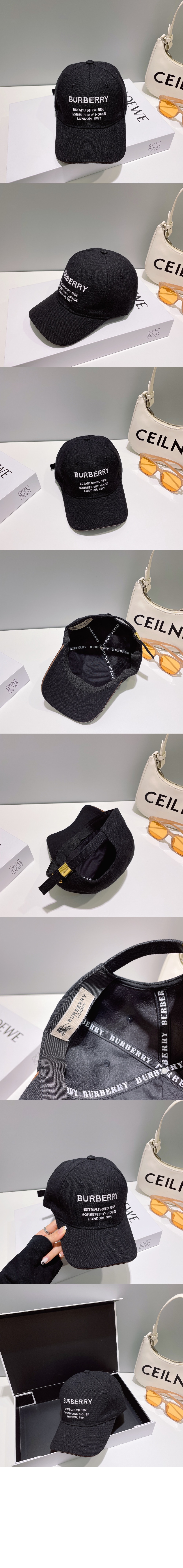 버버리 베이스볼 캡 8045324