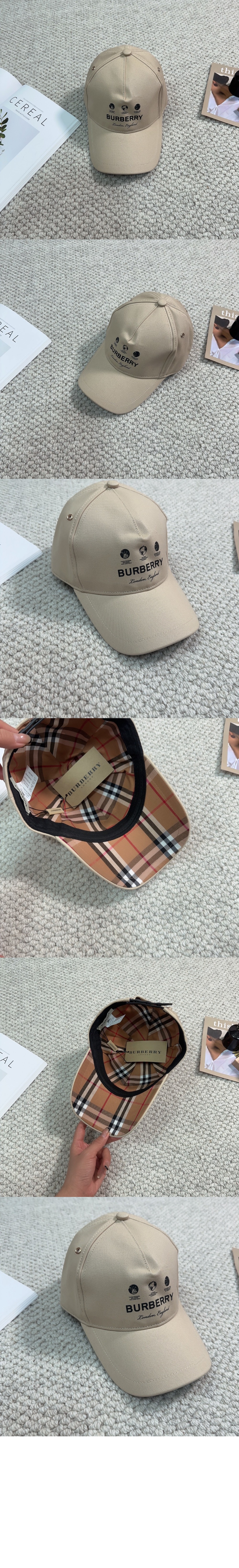 버버리 베이스볼 캡 8015364