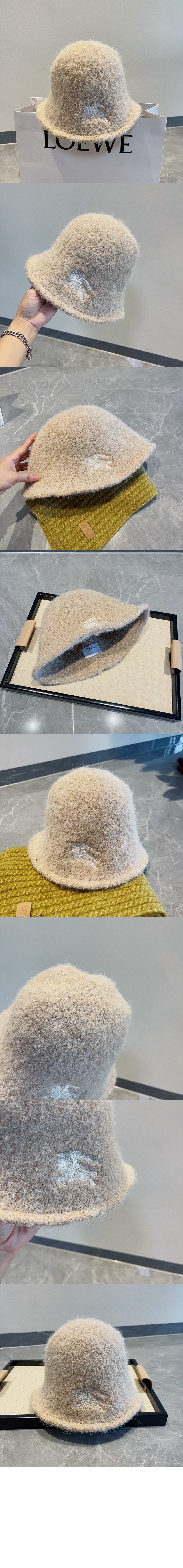 버버리 램스울 벙거지 8064735