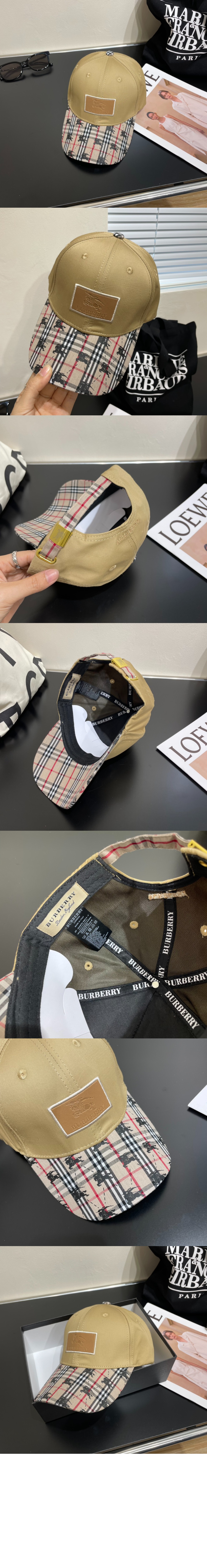 버버리 베이스볼 캡 8015355