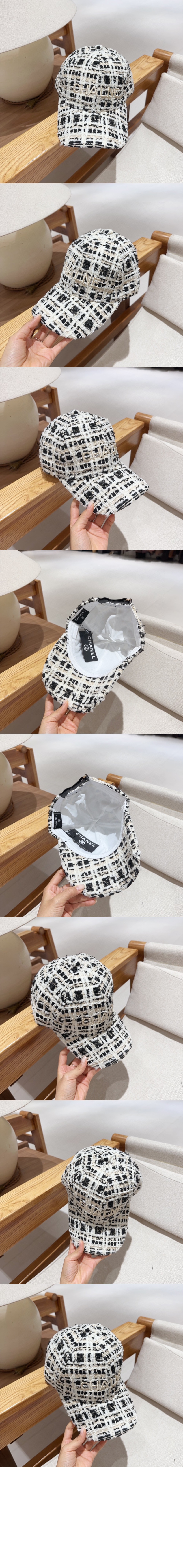 샤넬 니트 베이스볼 캡 AA2278