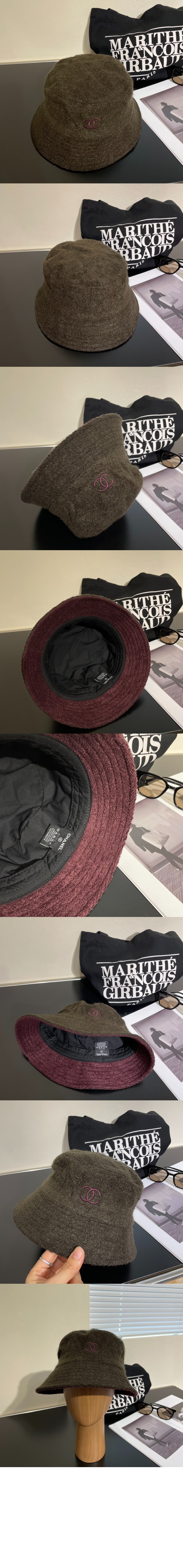 샤넬 캐시미어 버킷햇 AA8893