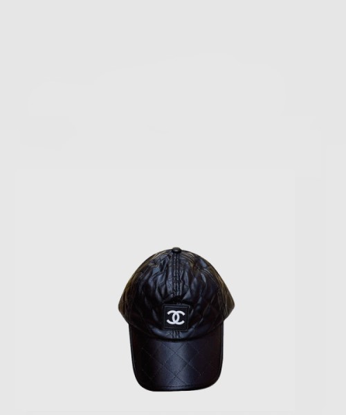 샤넬 가죽 베이스볼 캡 AA7373