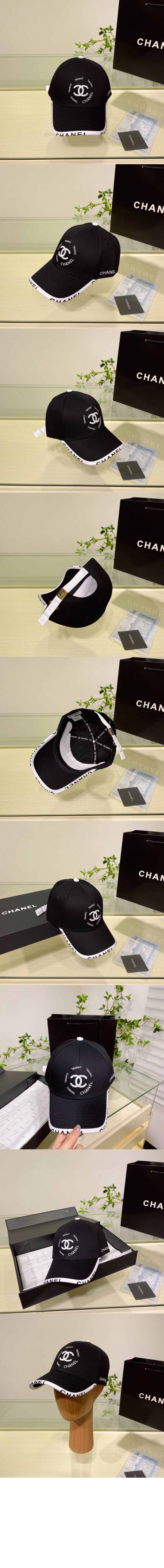 샤넬 자수 베이스볼 캡 AA8843