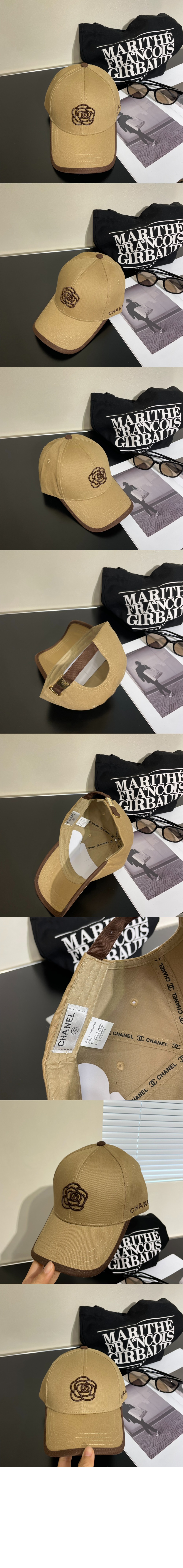 샤넬 자수 베이스볼 캡 AA9822