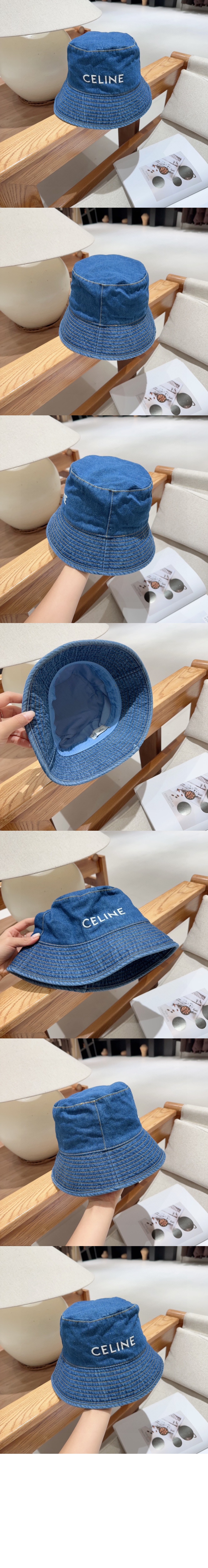 샤넬 데님 벙거지 2A62U3