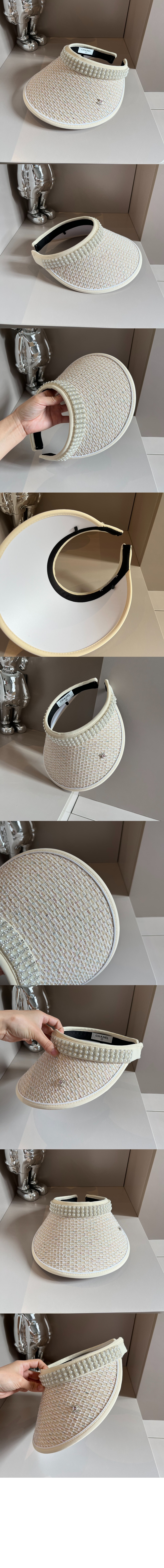 샤넬 진주 선캡 AA5624