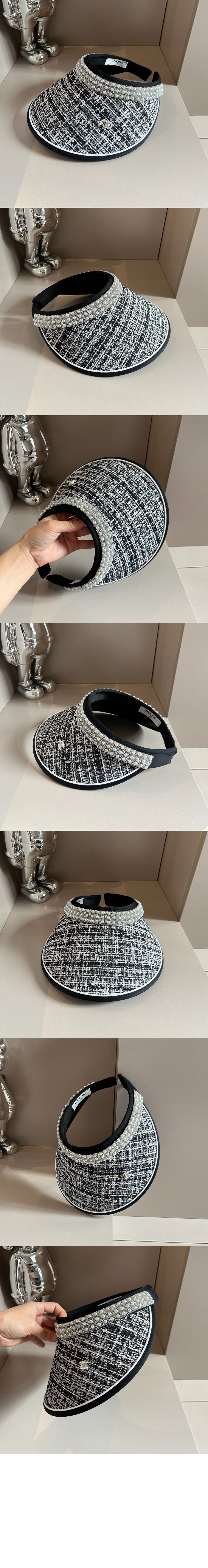 샤넬 진주 선캡 AA5624