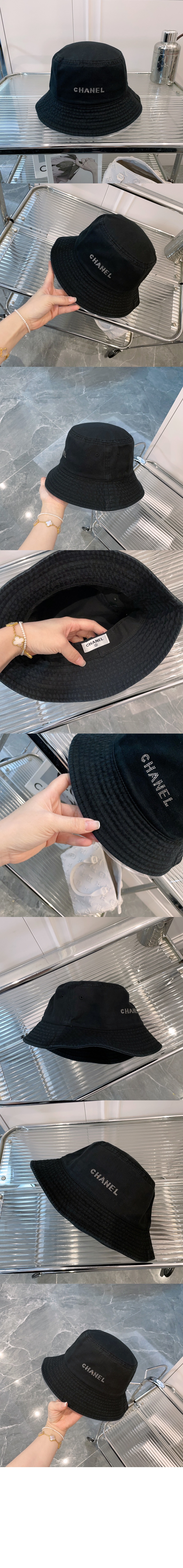 샤넬 로고 버킷햇 AA8642