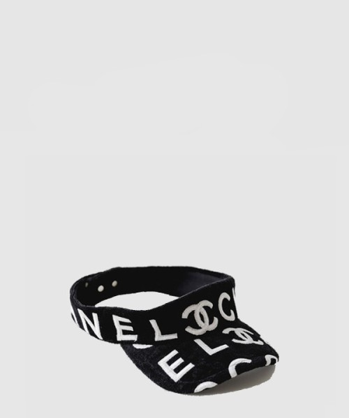 샤넬 로고 테리 선캡 AA9009