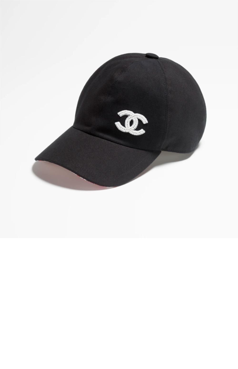 샤넬 로고 베이스볼 캡 AA8955