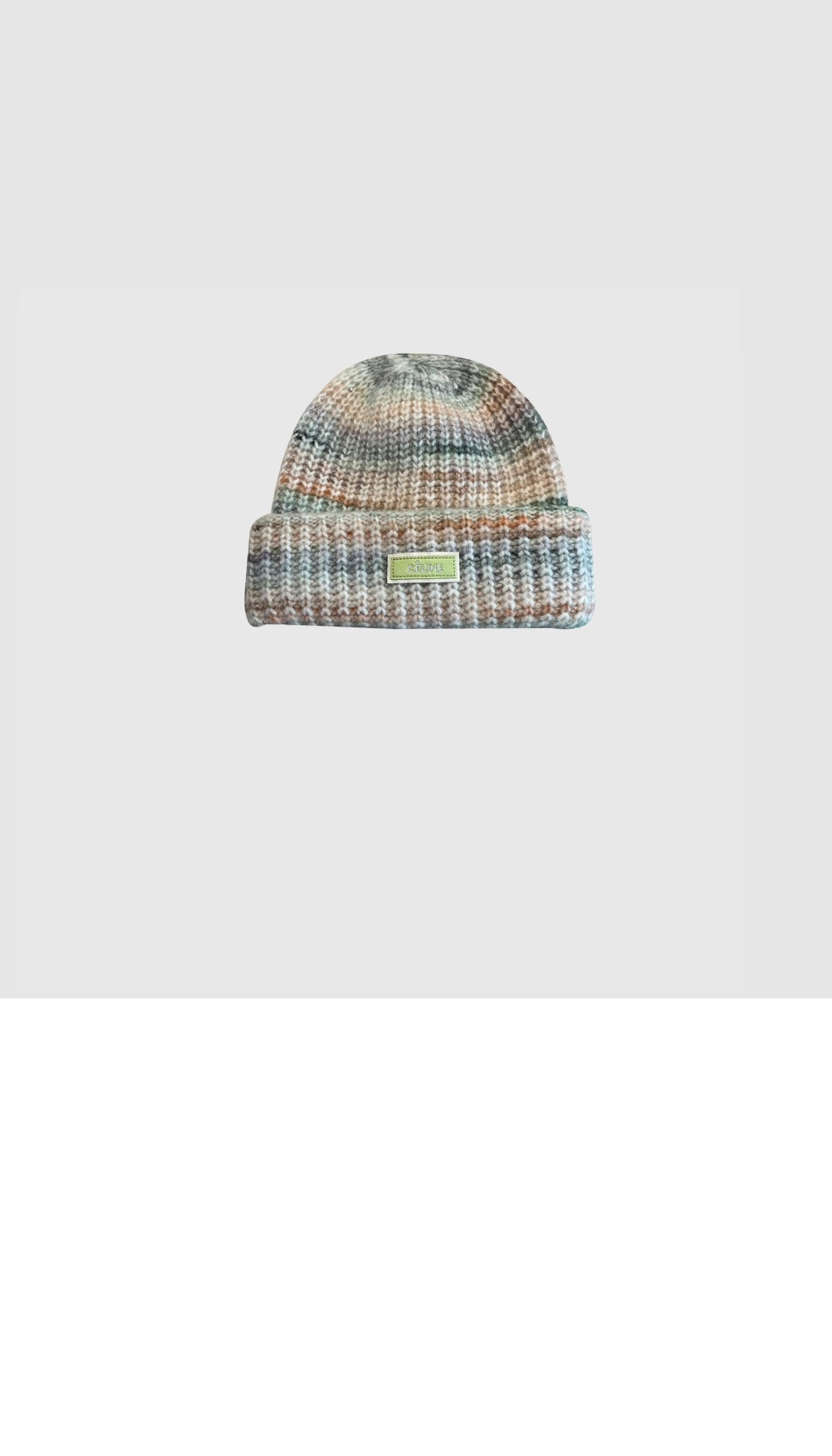 셀린느 니트 양털 모자 2A22B3