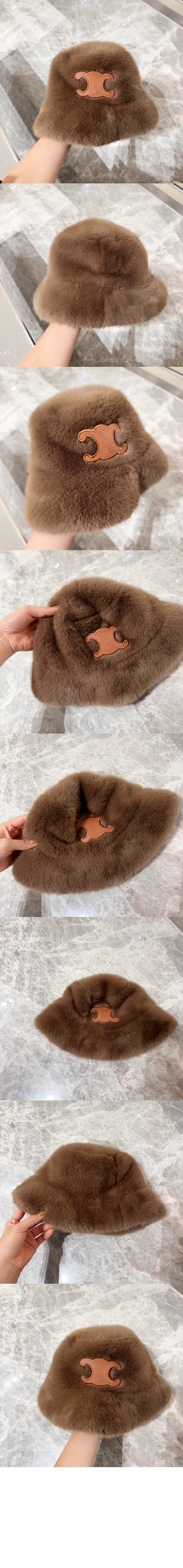 셀린느 뽀글이 벙거지 2A3753