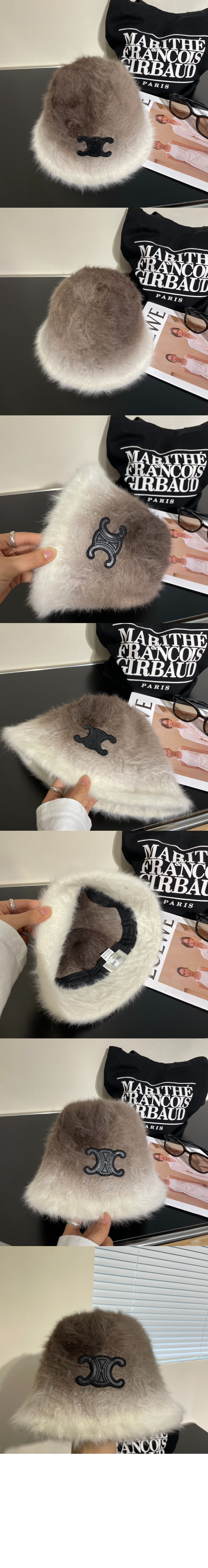 셀린느 뽀글이 벙거지 2A9312