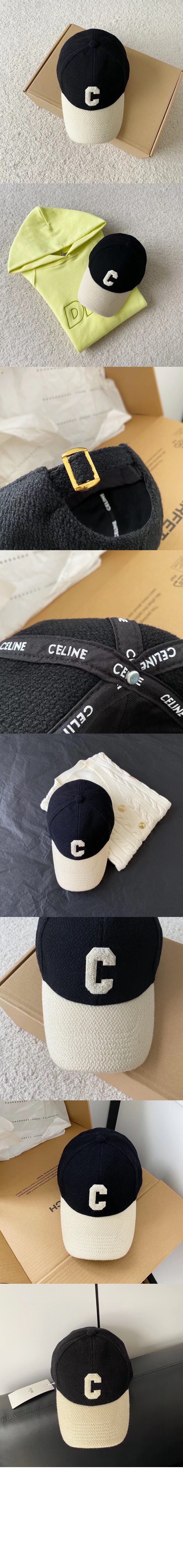 셀린느 자수 베이스볼 캡 2A1834