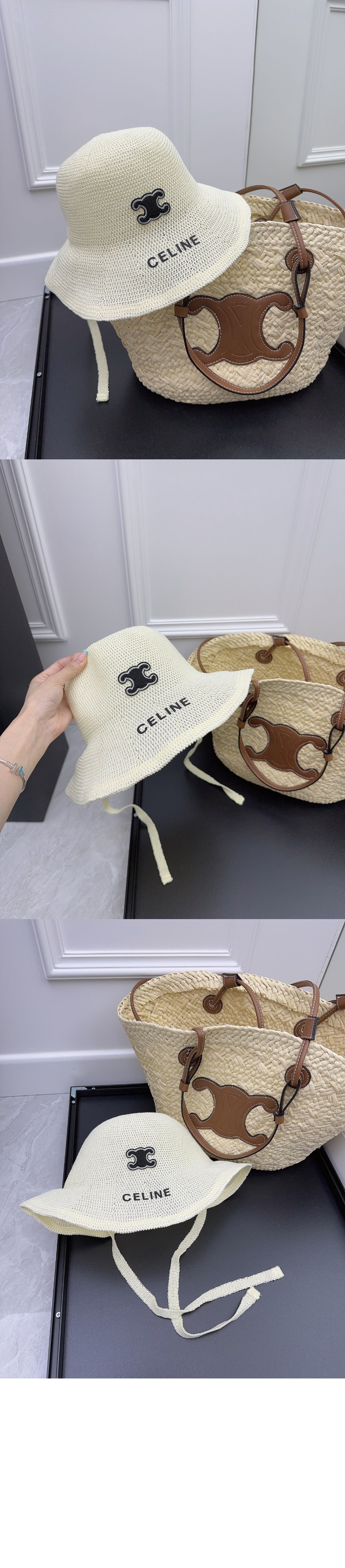 셀린느 니트 벙거지 2A96T2