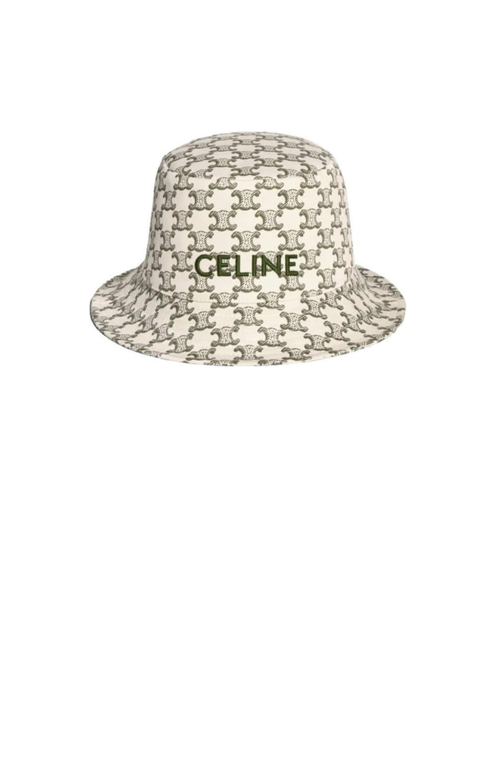 셀린느 트리오페 로고 버킷햇 2AU3A7
