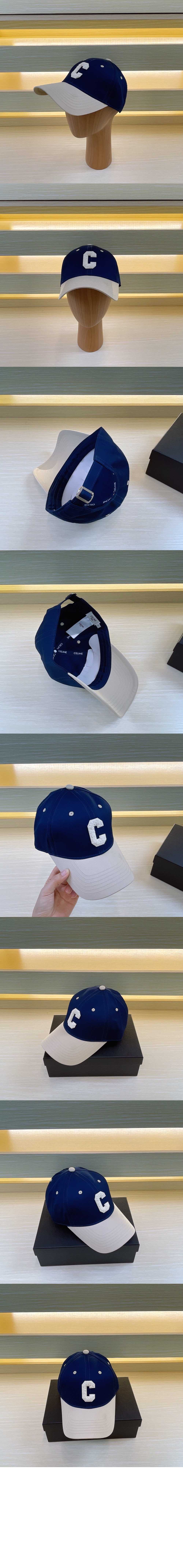 셀린느 코튼 이니셜 베이스볼 캡 2AP059