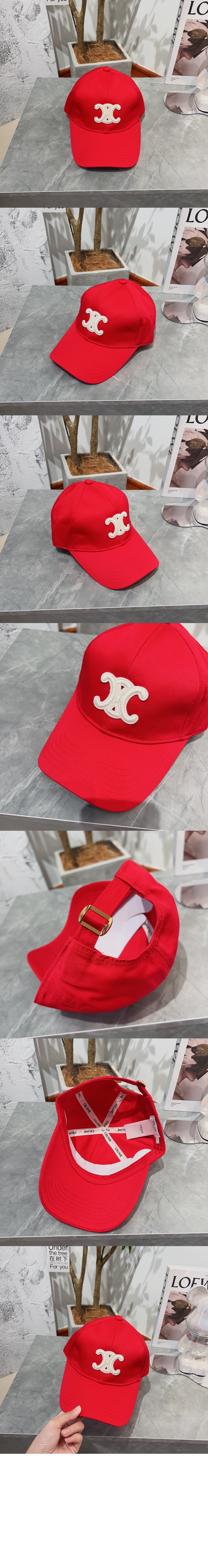 셀린느 트리오페 베이스볼 캡 2AUT69