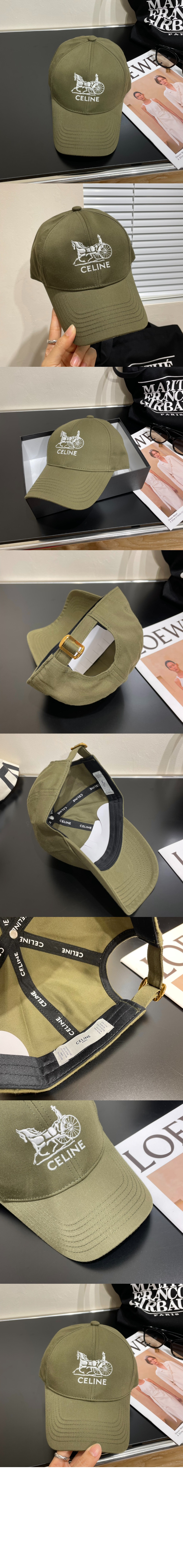 셀린느 윌턴 베이스볼 캡 2AK046