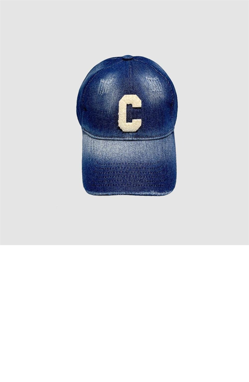 셀린느 이니셜 데님 베이스볼 캡 2AUY87