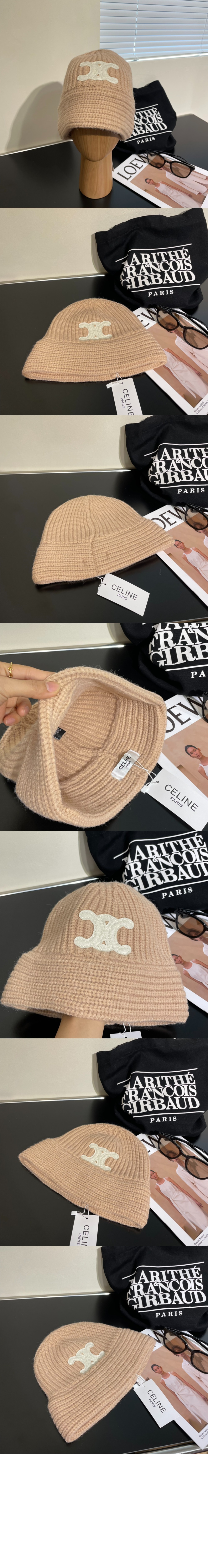 셀린느 크로셰 버킷햇 2A48T9