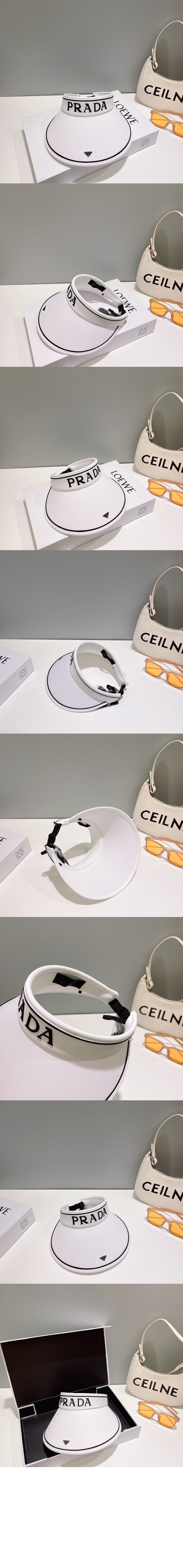 프라다 선캡 2HC464