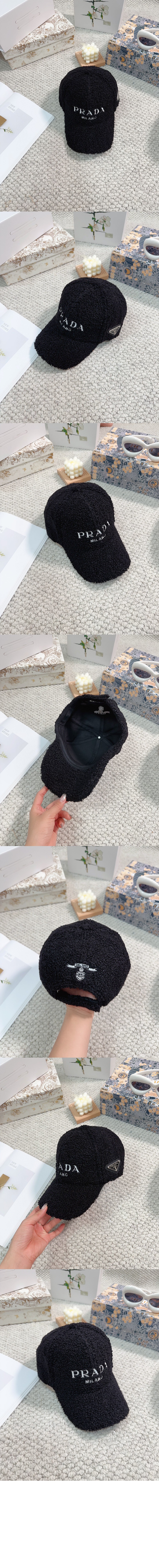 프라다 베이스볼 캡 1HC881