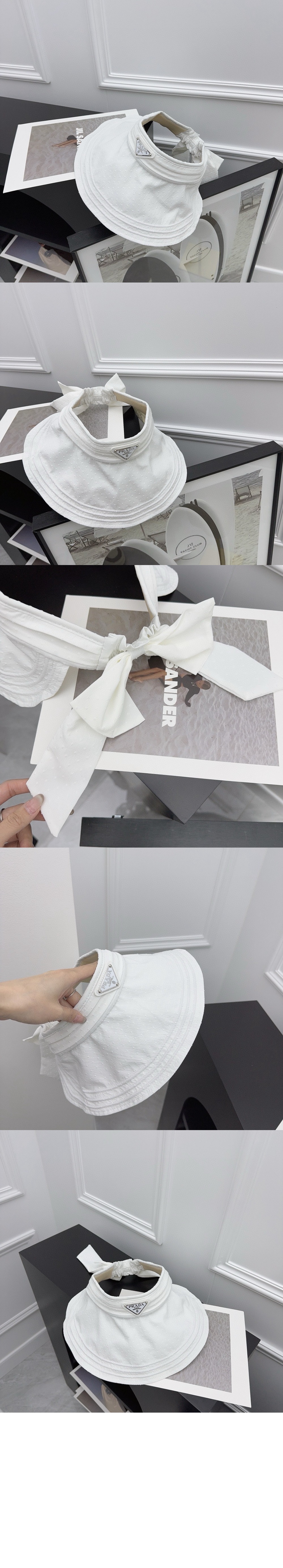 프라다 선캡 2HC235