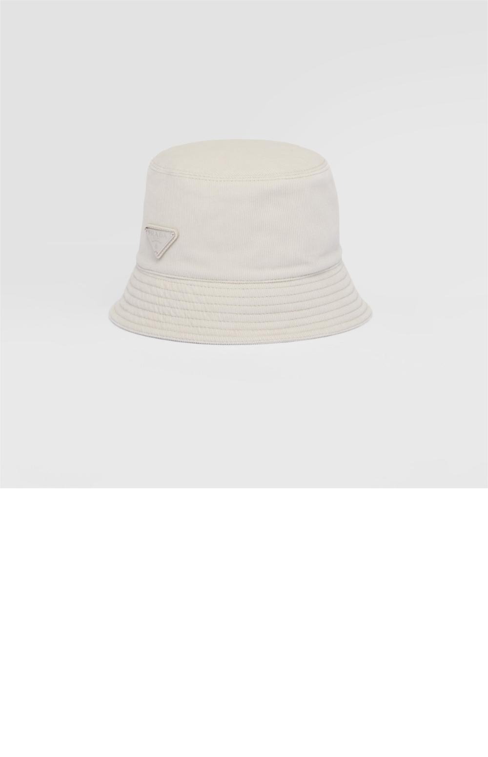프라다 코듀로이 버킷햇 2HC137
