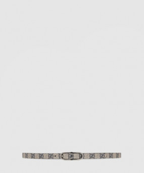 구찌 좁은 캔버스 벨트 649492