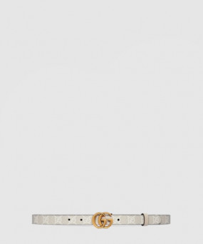 구찌 GG 마몽 리버서블 씬 벨트 659418