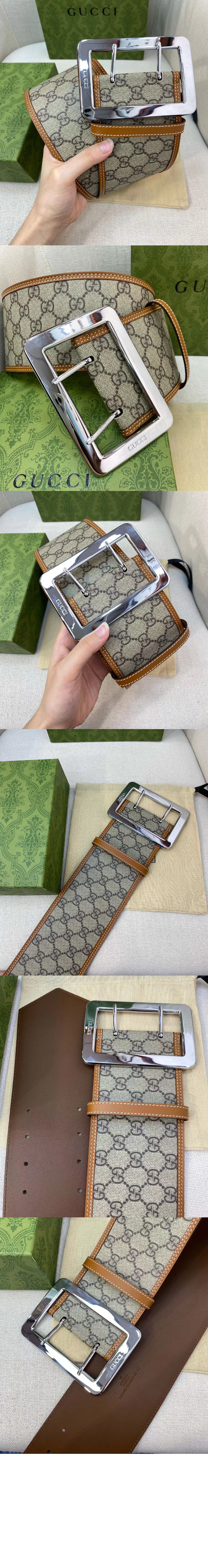 구찌 넓은 허리띠 718505 95mm