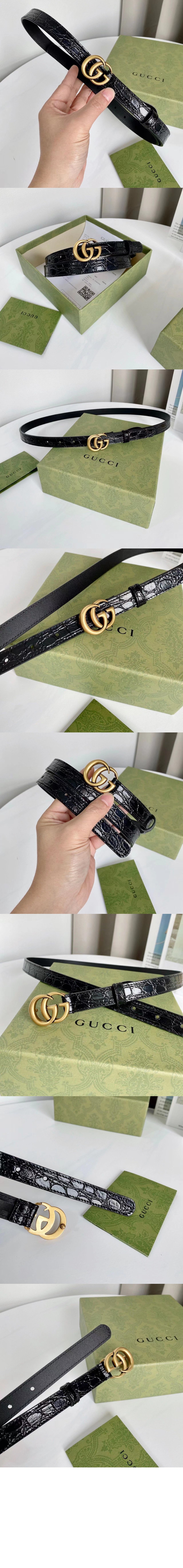 구찌 GG 마몽 벨트 409417