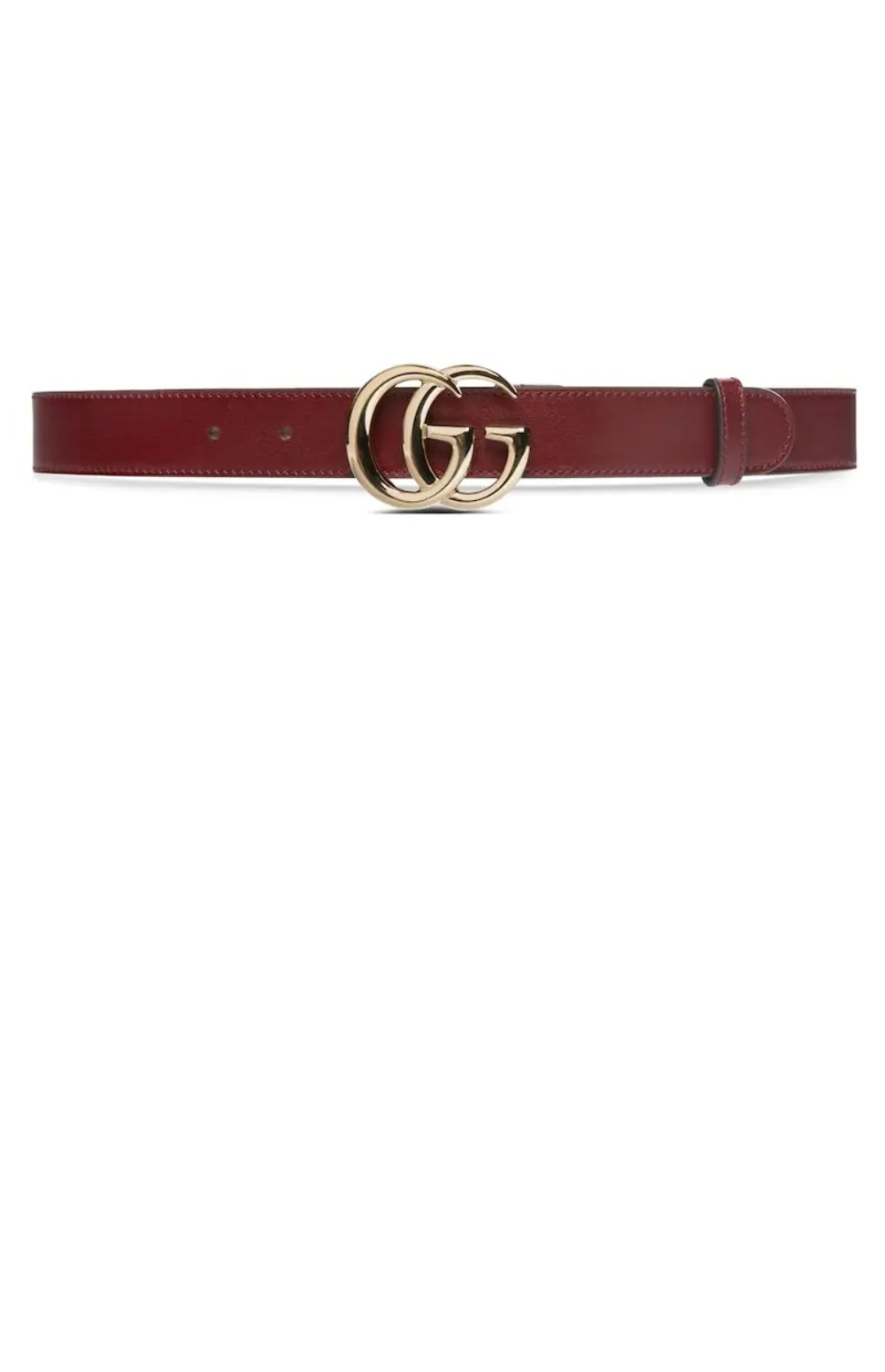 구찌 GG 마몽 씬 벨트 625839 30mm