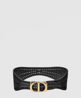 디올 레터 로고 매끈한 버클 벨트 B0047