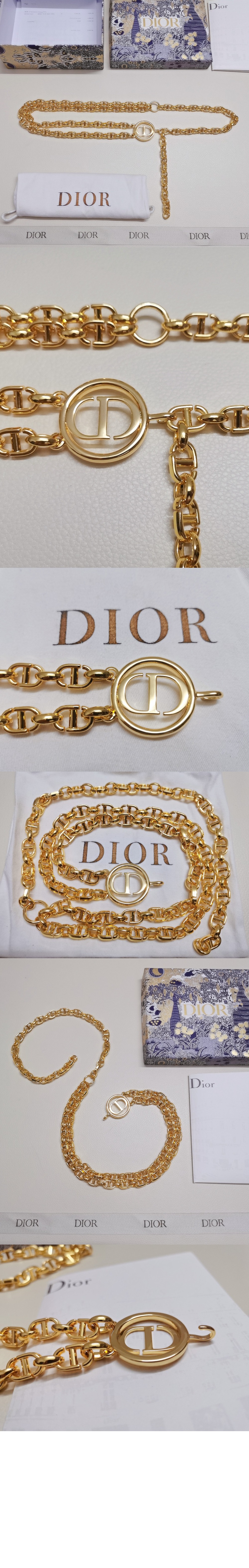 디올 카로 멀티체인 벨트 B0296