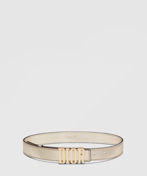 디올 주름 소가죽 벨트 B0385