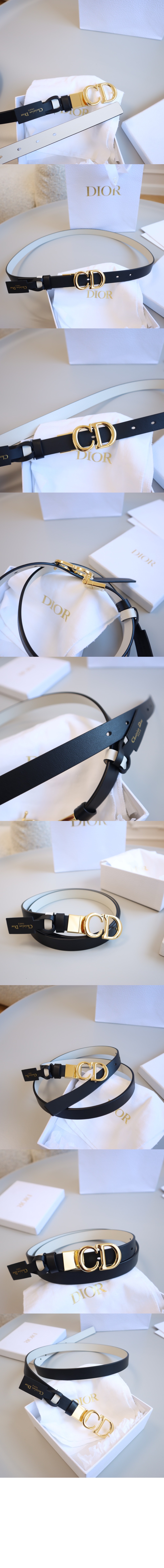 디올 Saddle 리버서블 벨트 B0335