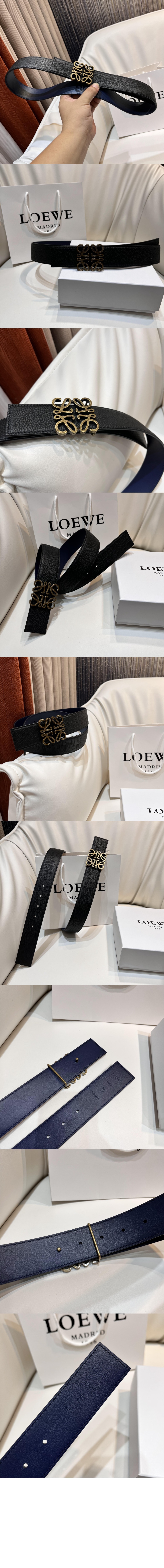로에베 리버서블 애너그램 벨트