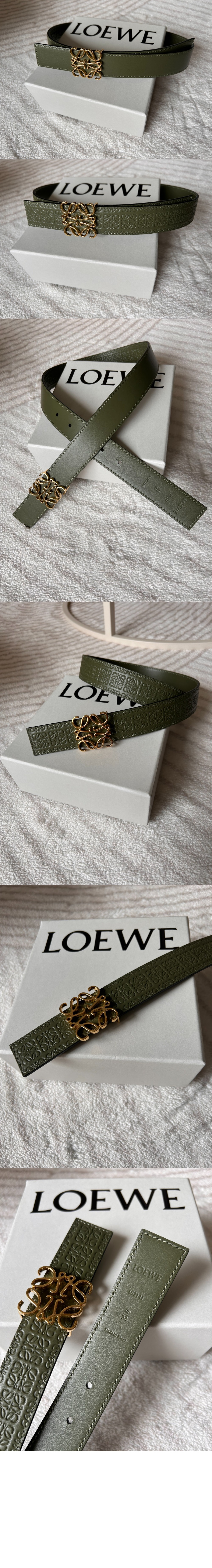 로에베 리버서블 애너그램 벨트
