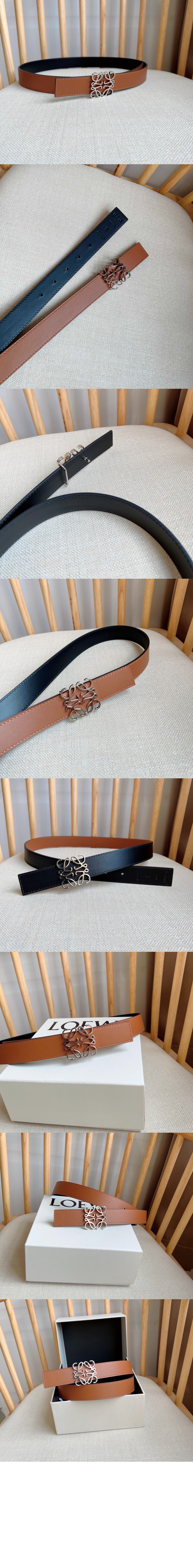 로에베 리버서블 애너그램 벨트